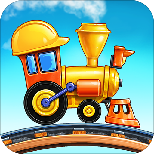 Train Games for Kids: station & railway building