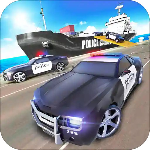 Police Transport Ship Car Simulator