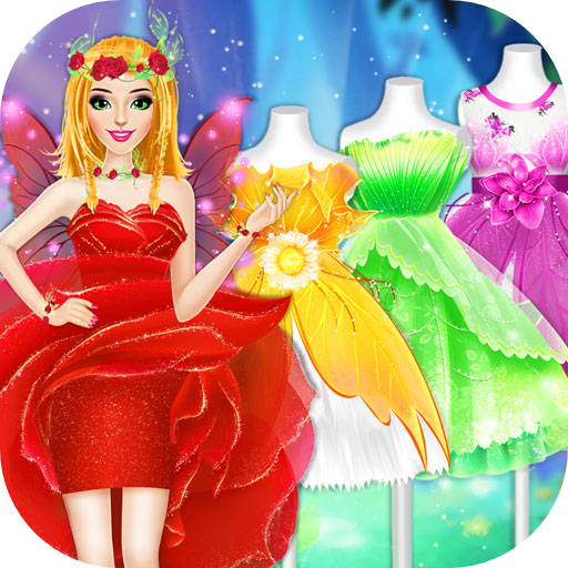 Fairy princess Fashion dress up & make up games for girls
