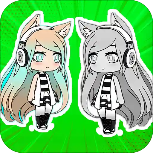 Gacha Coloring Book App