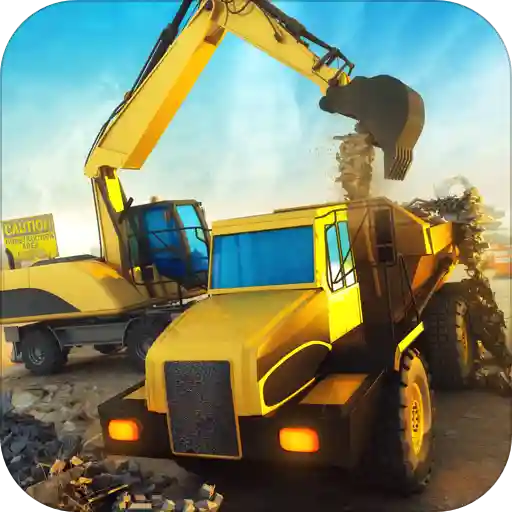 Construction Bulldozer Transport Simulator