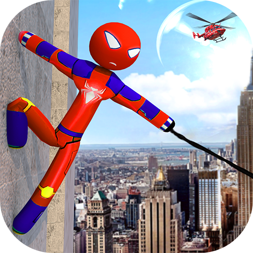 Stickman Rope Super Hero Spider Games Crime City Battle
