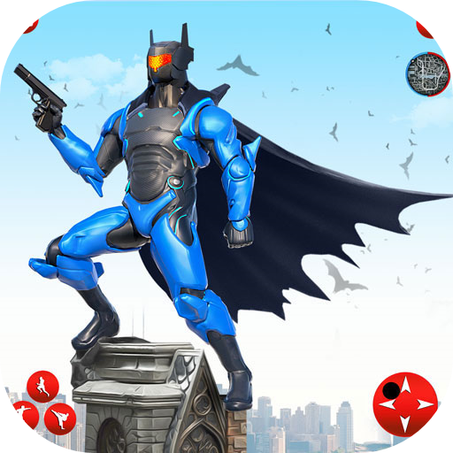 Black Flying Bat Superhero
