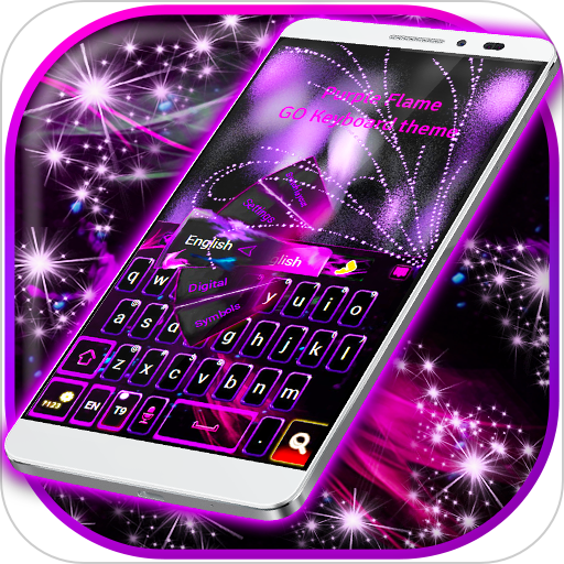 Purple Keyboard Theme