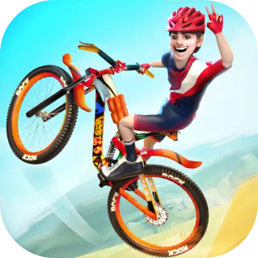 BMX Cycle Racing Stunt