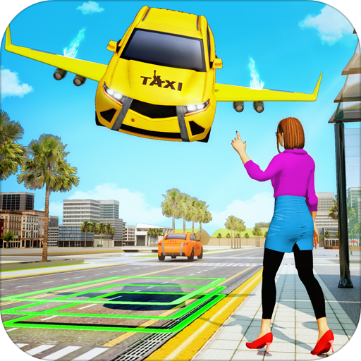 Flying Car Transport: Taxi Driving Games
