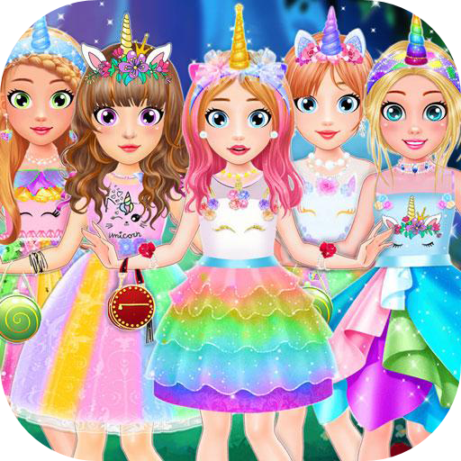Unicorn Girls Makeup & Dress Up Super Model Makeover Salon
