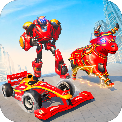 Bull Robot Formula Car Transform: Robot Games
