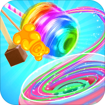 Colorful Cotton Candy Making Sweet Kitchen