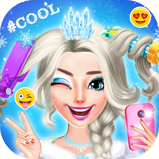 Ice Princess Makeover Dress Up Salon Girls Games-Hair Salon Game