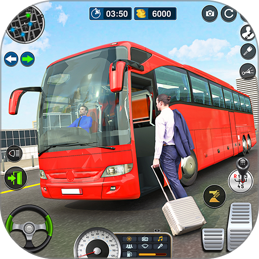 Real Euro Bus Driving Game 3D