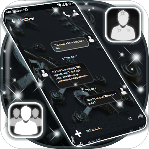 Black New SMS Theme