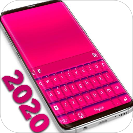 Keyboard Color Pink Theme