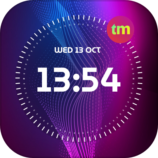 Digital Clock Live Wallpaper
