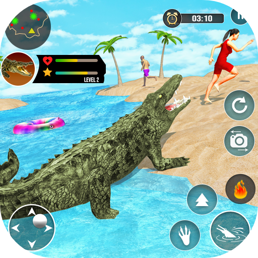 Animal Crocodile Attack Sim