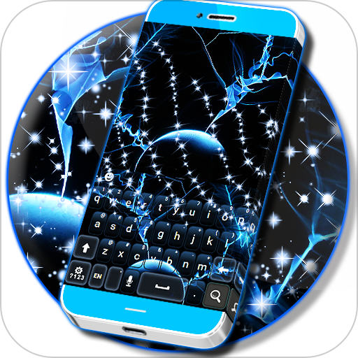 Blue Flash Keyboard