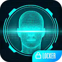 Face scan style lock screen (prank)