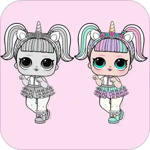 Lol Dolls coloring book