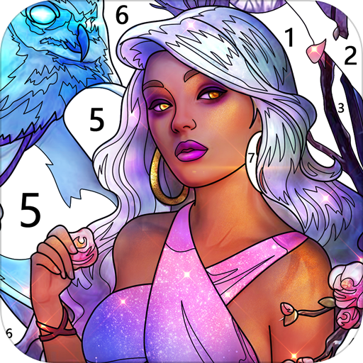 lucky color-paint by number