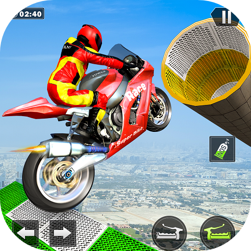 Dirt Bike Race Mega Ramp