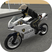 Police Motorbike Road Rider