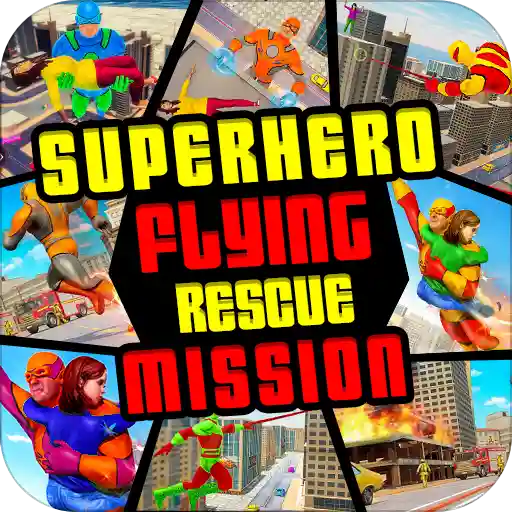 Spider Rope Hero: Rescue Crime City