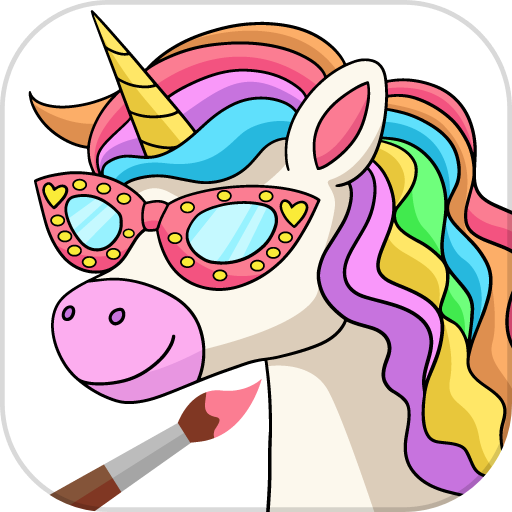 Unicorn Coloring Book Game