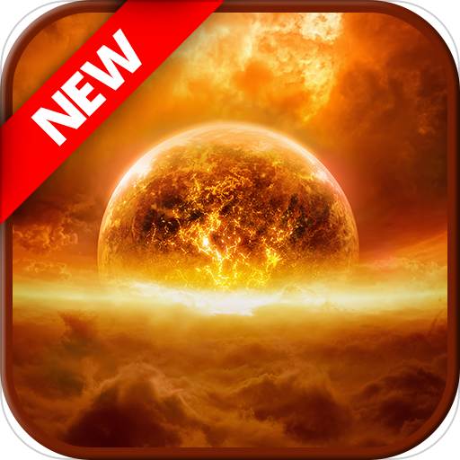 Wallpaper with flames