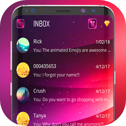 Color SMS theme to customize chat