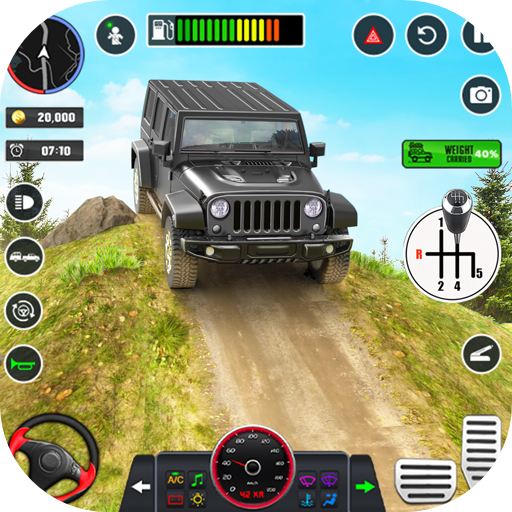 Offroad Jeep Driving & Parking