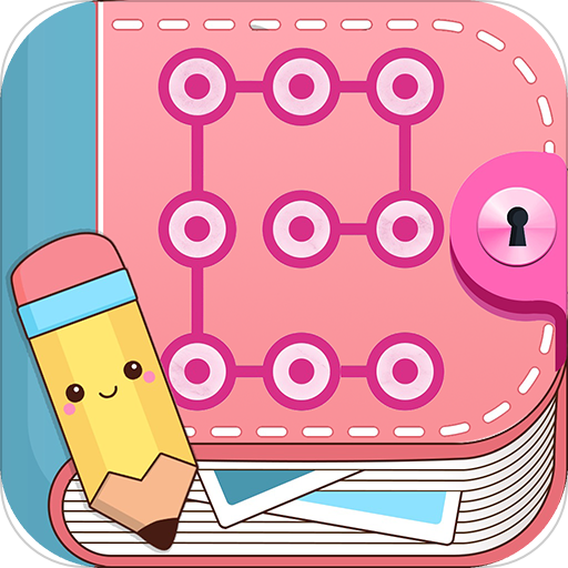 Diary with fingerprint lock : Notebook, Daily Journal, Notepad