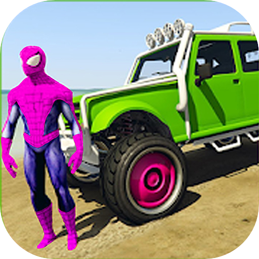 Superheroes Buggy Car Stunts 3D