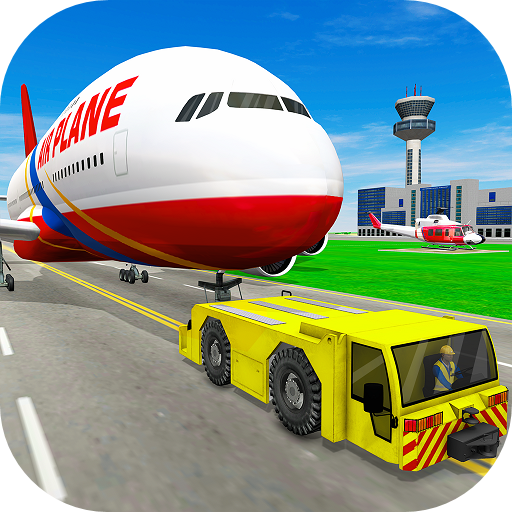 Airport Ground Staff Car Driving Airplane Flying Simulator