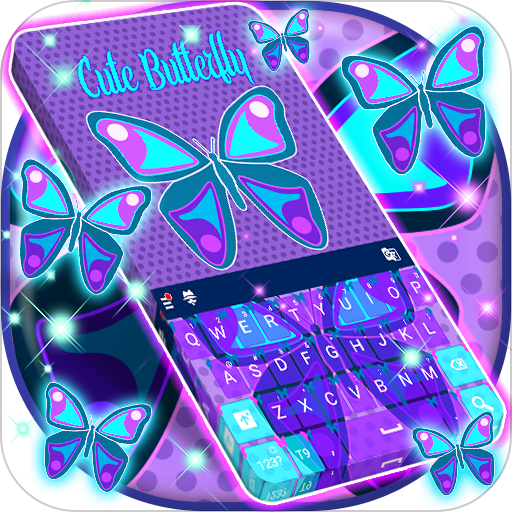 Cute Butterfly Keyboard