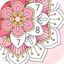 Color by Number – Mandala Book