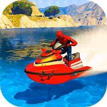 Superhero Extreme Jetski Race