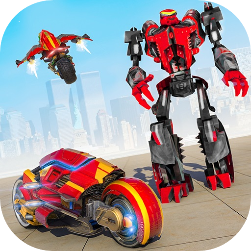 Robot Bike Shooting Drive Simulator