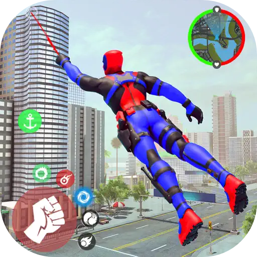 Miami Rope Hero Crime Game