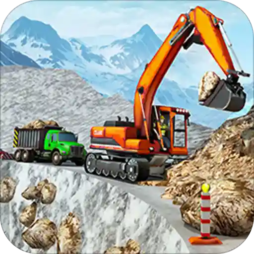 Snow Offroad Construction Excavator