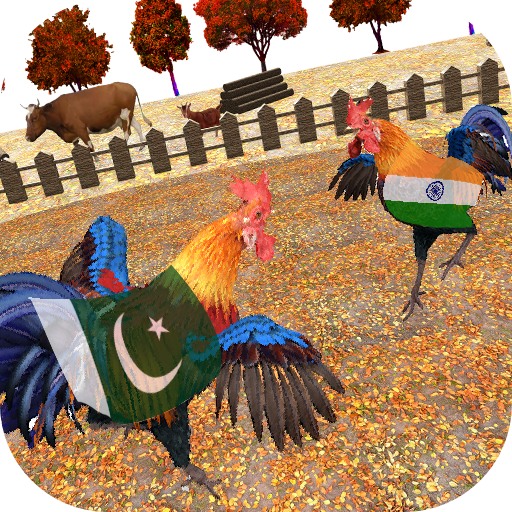 Wild Rooster Fighting 3d