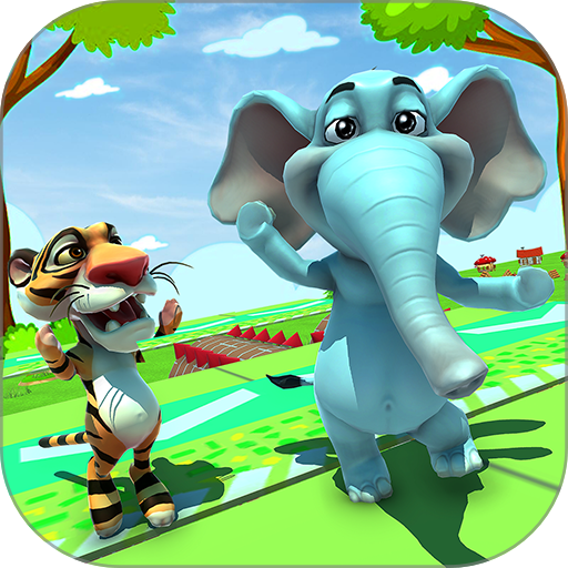 Racing Funny Fall Animal games