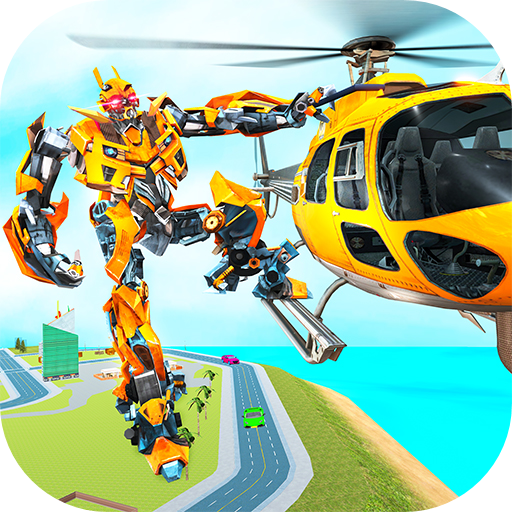 Helicopter Robot Transform Game