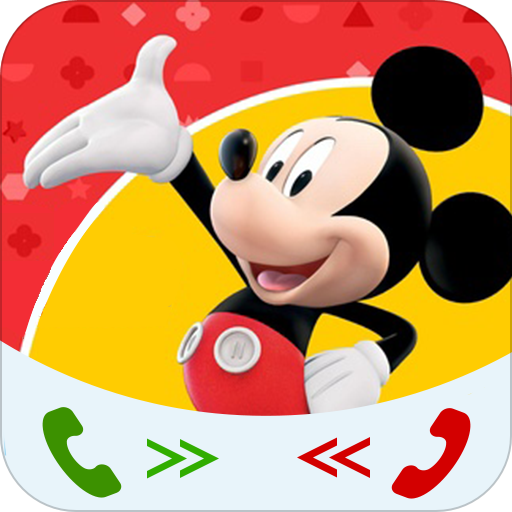 Call Mickey Mouse Chat and Video Call (Simulation)