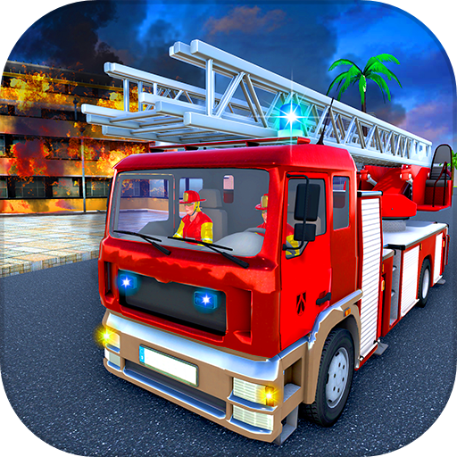 Fire Truck Driving Fire Game